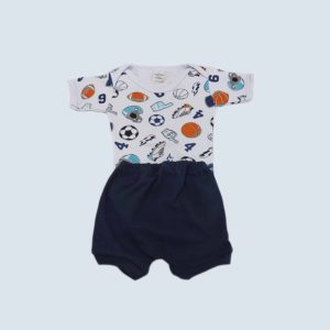 Conjunto Body com Short Futebol Americano