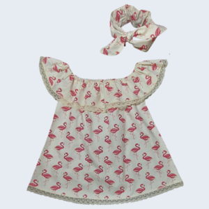 Vestido Infantil Ciganha - Flamingo