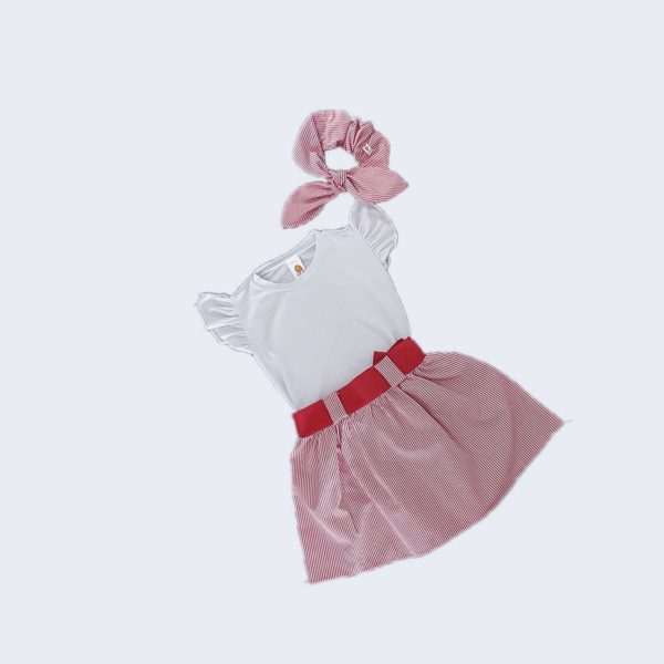 Blusa Infantil Básica Branca - Image 2