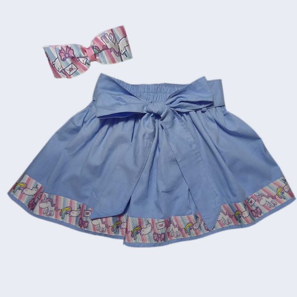 Saia Infantil Unicórnio