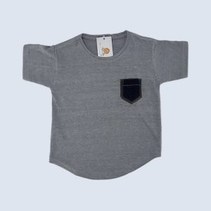 Camiseta Infantil Menino - Cinza