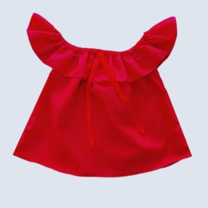 Blusa Infantil Ciganinha Vermelha