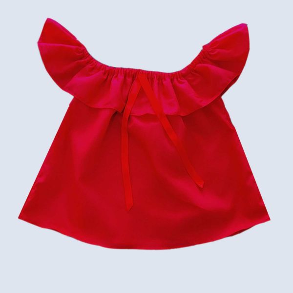 Blusa Infantil Ciganinha Vermelha